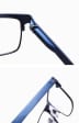Metalowe męskie okulary zerówki z filtrem Blue Light do komputera 25139B złote + akcesoria