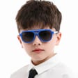 Okulary przeciwsłoneczne pilotki dla dzieci STKD-04A niebieskie