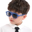 Okulary przeciwsłoneczne pilotki dla dzieci STKD-04E pomarańczowe