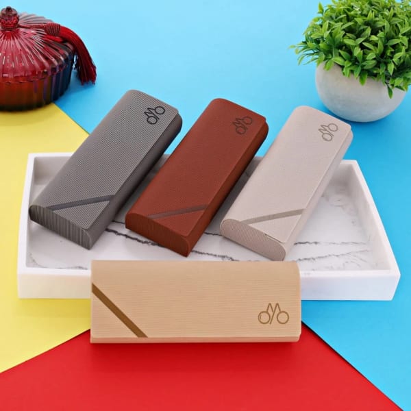 Etui okularowe na magnes ET-131C beżowy