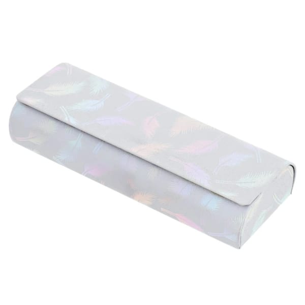 Etui okularowe na magnes holograficzne pióra ET-130B Białe