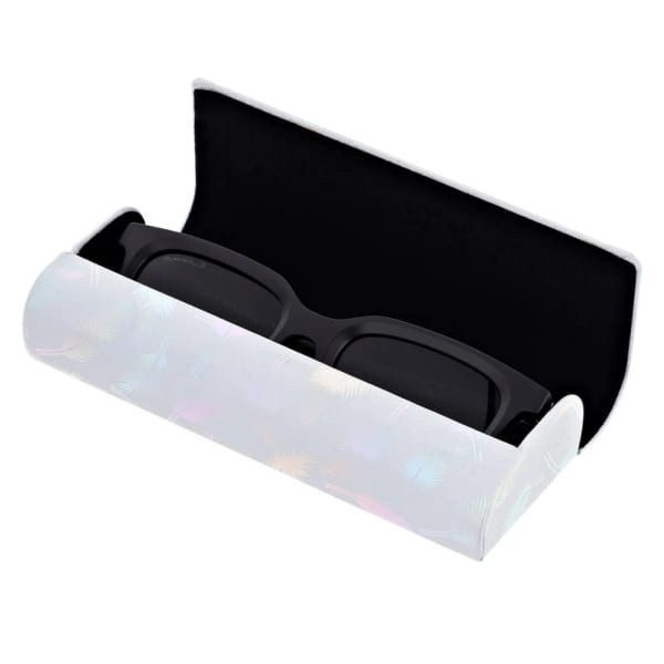Etui okularowe na magnes holograficzne pióra ET-130B Białe