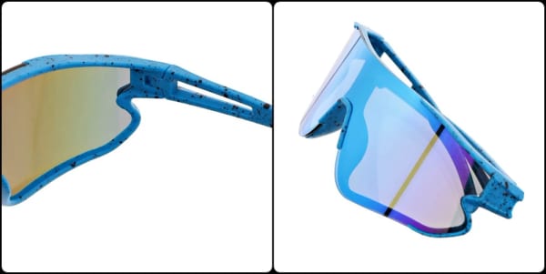 Dziecięce 8-13 lat sportowe okulary przeciwsłoneczne SVMK-20D czerwone